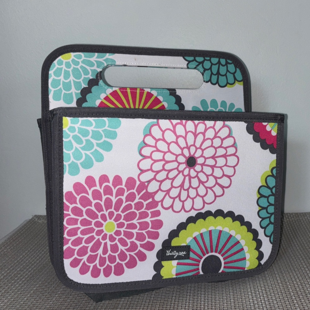 Thirty-One Vibrant Floral Foldable Organizer-New